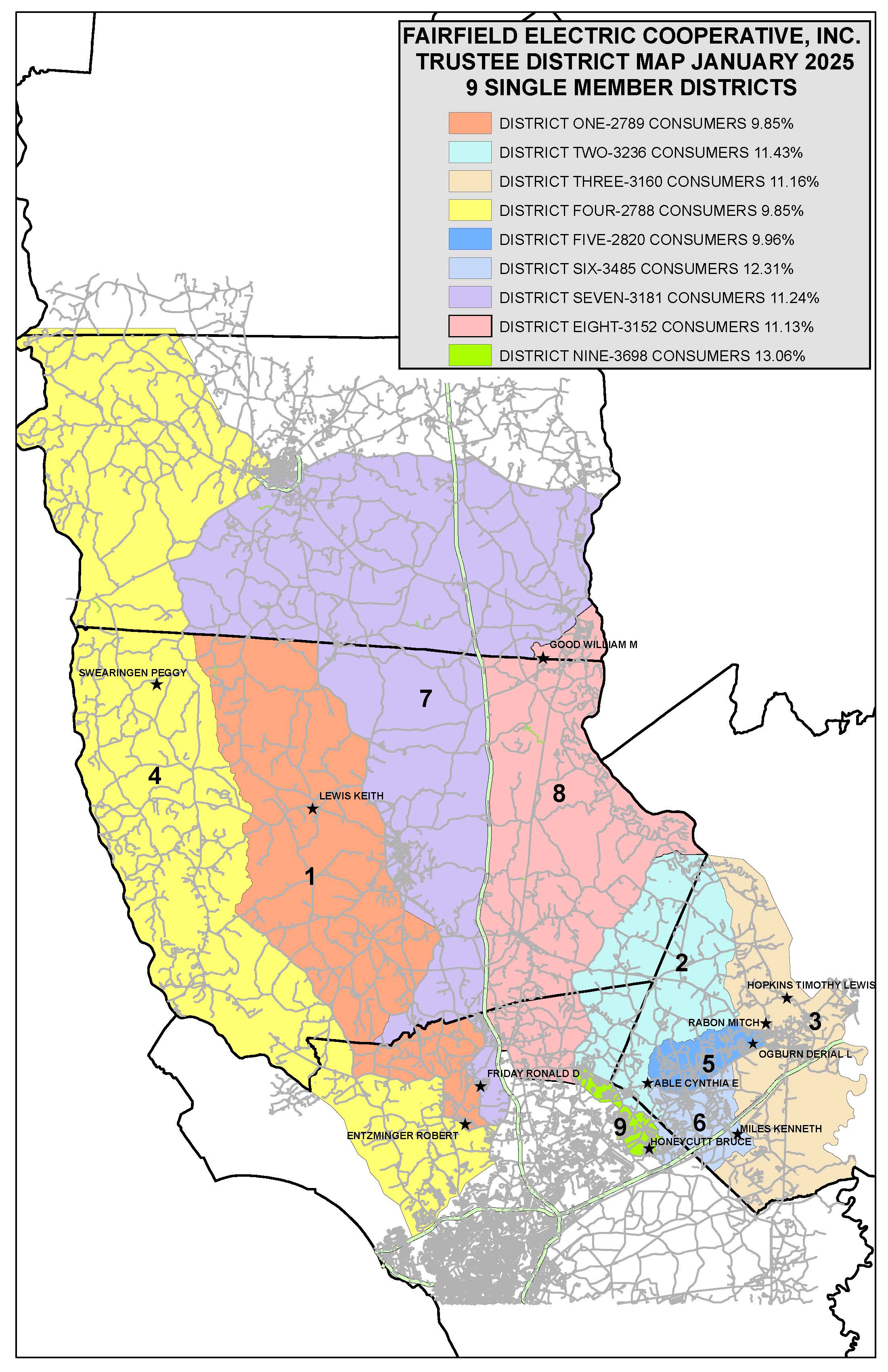 Trustee Map